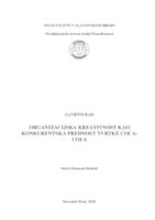 Organizacijska kreativnost kao konkurentska prednost tvrtke Coca-Cola