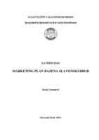 Marketing plan Bazena Slavonski Brod