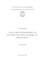 Utjecaj društvenih promjena na ravnopravnost žena i muškaraca u poduzetništvu