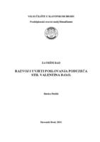 Razvoj i uvjeti poslovanja poduzeća Stil Valentina d.o.o.