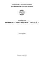 Profesionalizam u odnosima s javnošću