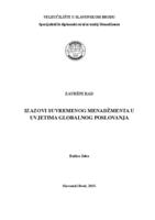 Izazovi suvremenog menadžmenta u uvjetima globalnog poslovanja