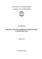 Prilike i izazovi moderne tehnologije u komunikaciji