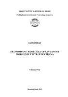 Ekonomska i ekološka opravdanost izgradnje vjetroelektrana