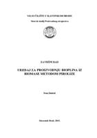 Uređaj za proizvodnju bioplina iz biomase metodom pirolize