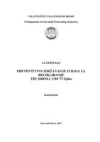 Preventivno održavanje stroja za recikliranje tip: EREMA 1310 TVEplus