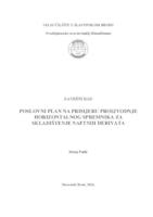 Poslovni plan na promjeru proizvodnje horizontalnog spremnika za skladištenje naftnih derivata