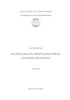 Racionalizacija proizvodnje prema japanskim metodama