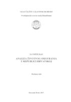 Analiza životnog osiguranja u Republici Hrvatskoj