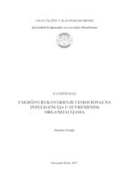 Uspješno rukovođenje i emocionalna inteligencija u suvremenim organizacijama