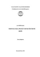 Tehnologija proizvodnje šećerne repe