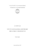 Upućivanje radnika Republike Hrvatske u inozemstvo