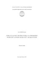 Upravljanje troškovima na primjeru poduzeća Đuro Đaković Aparati d.d.