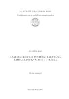 Analiza utjecaja postupka i alata na zahtijevanu kvalitetu otkivka