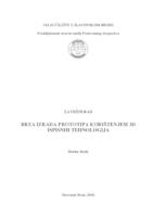 Brza izrada prototipa korištenjem 3D ispisnih tehnologija