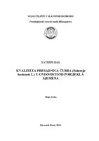 Kvaliteta presadnica čubra (Satureja hortensis L.) u ovisnosti od porijekla sjemena