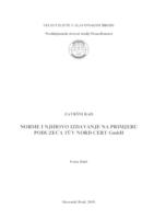 Norme i njihovo izdavanje na primjeru poduzeća TÜV NORD CERT Gmbh