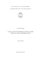 Uloga financijskih izvješća kod upravljanja troškovima