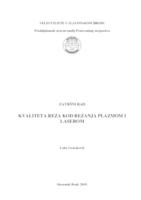 Kvaliteta reza kod rezanja plazmom i laserom