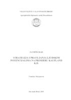 Strategija upravljanja ljudskim potencijalima na promjeru Kaufland K. D.