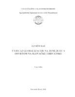 Utjecaj globalizacije na zemlje EU s osvrtom na Slovačku i Hrvatsku