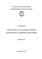 Utjecaj žena na strategiju razvoja poduzetništva u Republici Hrvatskoj