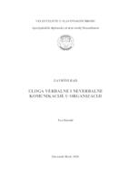 Uloga verbalne i neverbalne komunikacije u organizaciji