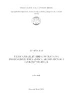 Utjecaj različitih supstrata na proizvodnju aromatičnog i ljekovitog bilja