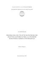 Projektiranje čelične konstrukcije zračnog kondenzatora za potrebe kogeneracijskog postrojenja