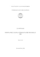 prikaz prve stranice dokumenta Osnivanje, uloga i poslovanje banaka u RH