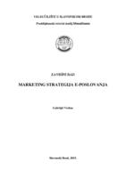 prikaz prve stranice dokumenta Marketing strategija e-poslovanja