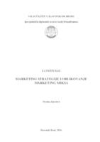 prikaz prve stranice dokumenta Marketing strategije i oblikovanje marketing miksa