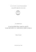 prikaz prve stranice dokumenta Karakteristike obiteljskog poduzetništva u Republici Hrvatskoj