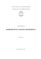 prikaz prve stranice dokumenta Komparativna analiza e-bankarstva