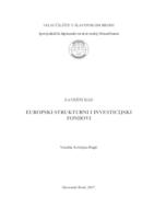 prikaz prve stranice dokumenta Europski strukturni i investicijski fondovi