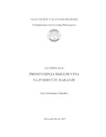 prikaz prve stranice dokumenta Proizvodnja bijelih vina na području Baranje