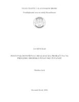 prikaz prve stranice dokumenta Postupak donošenja i realizacija proračuna na primjeru Brodsko-posavske županije