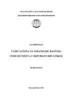 prikaz prve stranice dokumenta Utjecaj žena na strategiju razvoja poduzetništva u Republici Hrvatskoj
